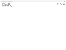 Tablet Screenshot of clinik.com